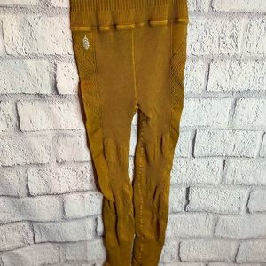 Free People Mustard Leggings